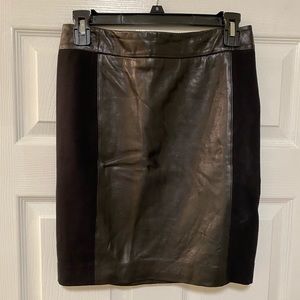 Loft Leather Skirt